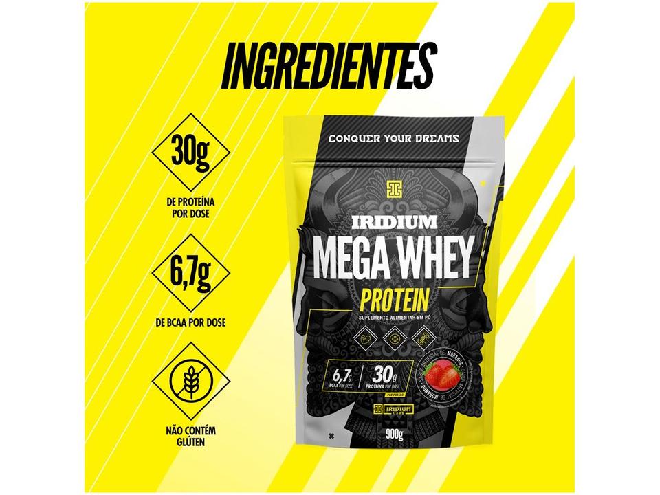 Whey Protein Iridium Labs Mega Morango 900g - 3
