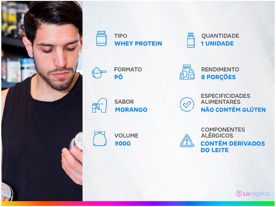 Whey Protein Iridium Labs Mega Morango 900g - 1