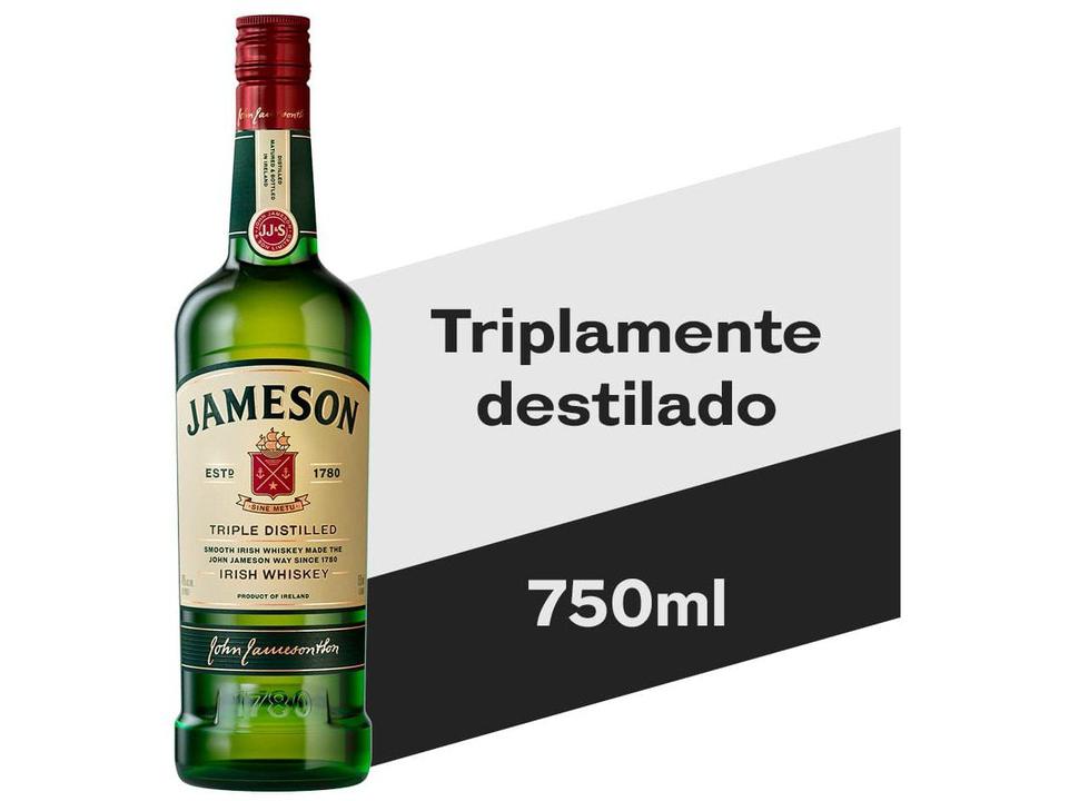 Whiskey Jameson Irlandês 750ml - 1