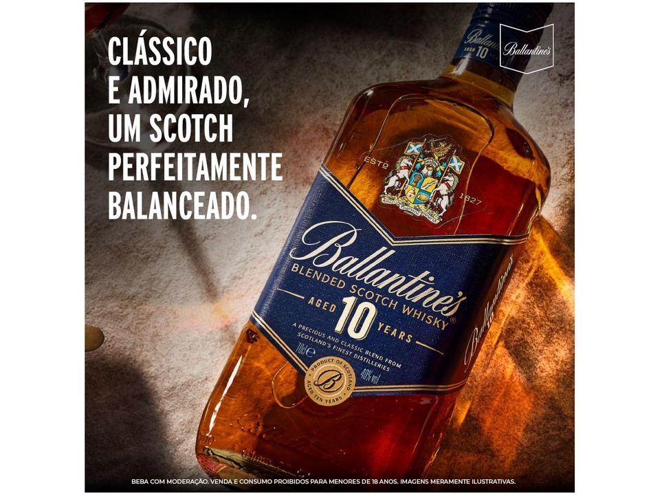 Whisky Ballantines 10 Anos Blended Scotch Whisky Escocês 750ml - 4