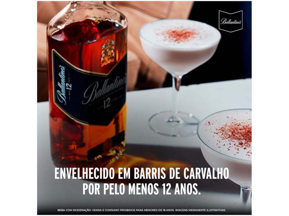 Whisky Ballantines 12 anos Blended Escocês 750ml - 2