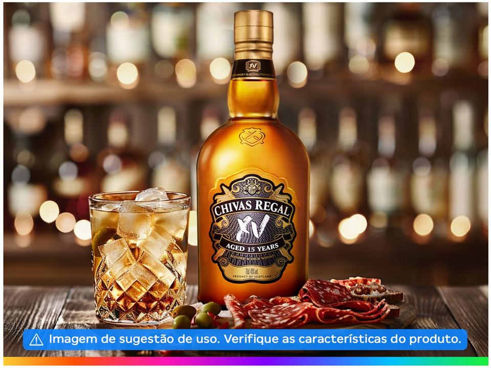 Whisky Ballantines 15 Anos Blended Escocês 750ml - 1