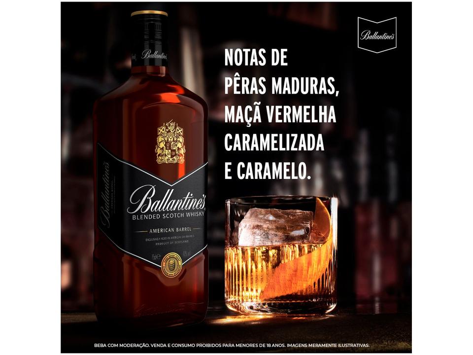 Whisky Ballantines American Barrel Blended Escocês - 3
