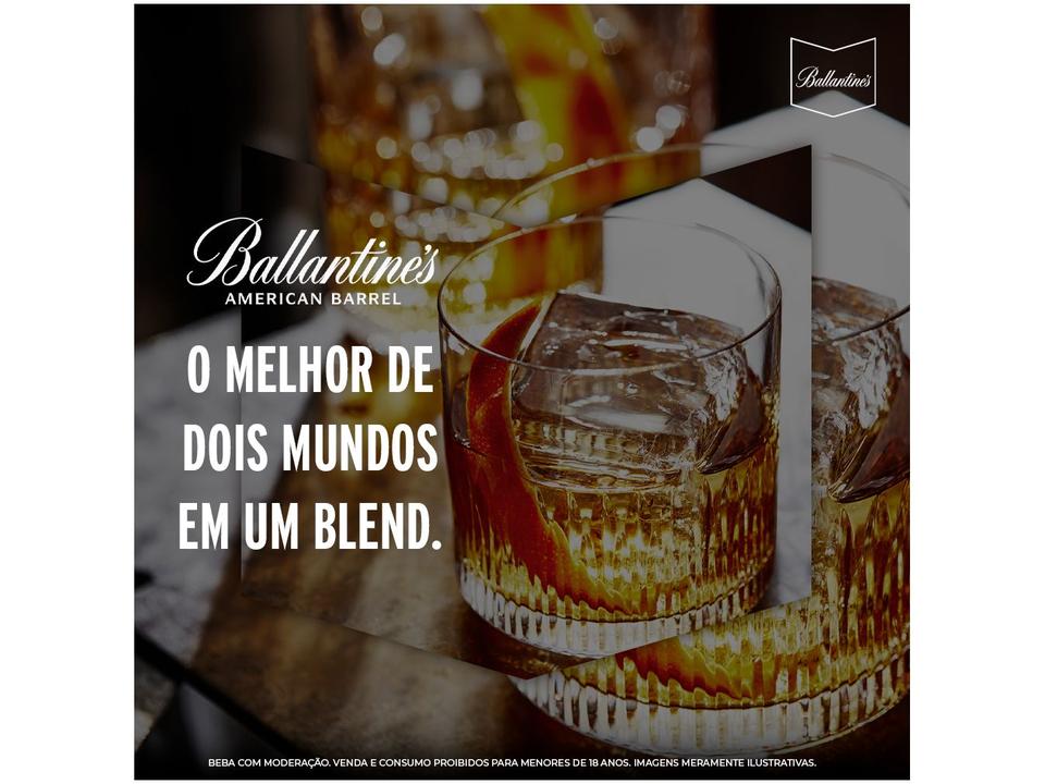 Whisky Ballantines American Barrel Blended Escocês - 4