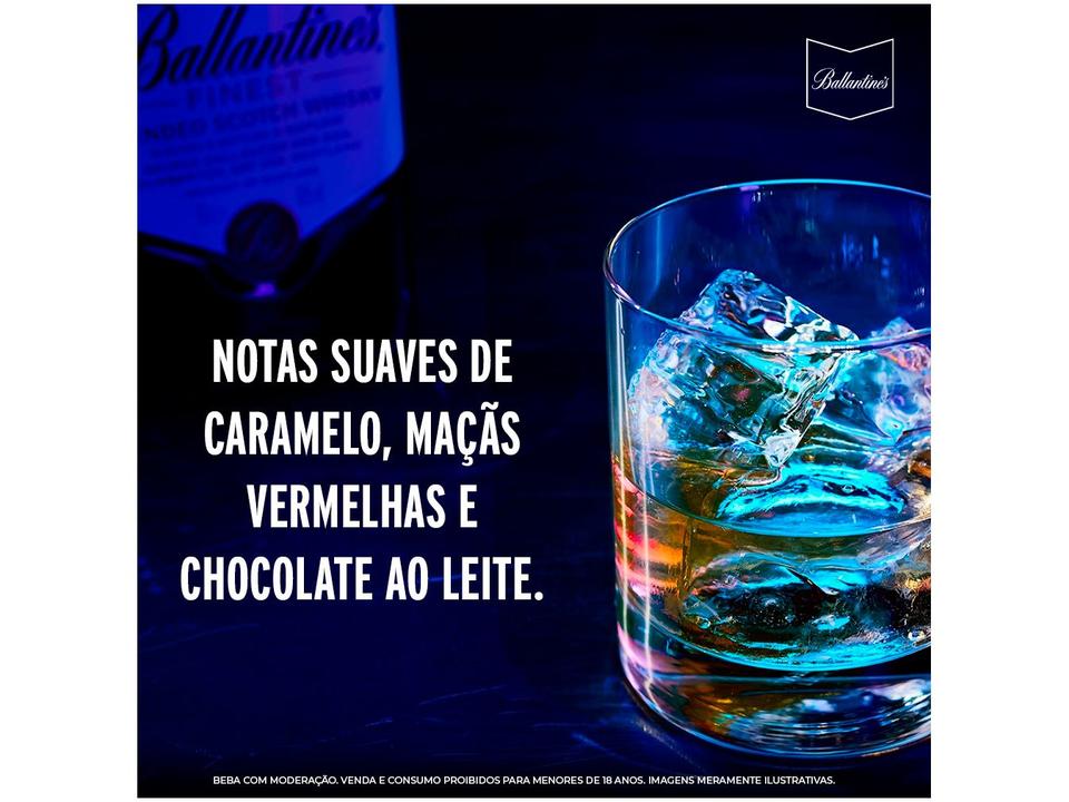 Whisky Ballantines Finest Blended Escocês 750ml - 4