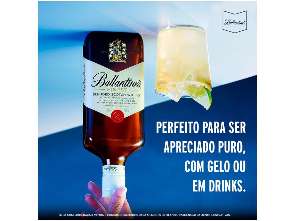 Whisky Ballantines Finest Blended Escocês 750ml - 3