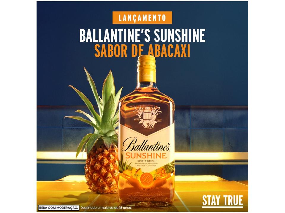 Whisky Ballantines Sunshine Abacaxi 700ml - 3