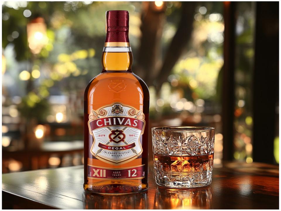 Whisky Blended  Escocês Chivas Regal 12 anos 1L - 2