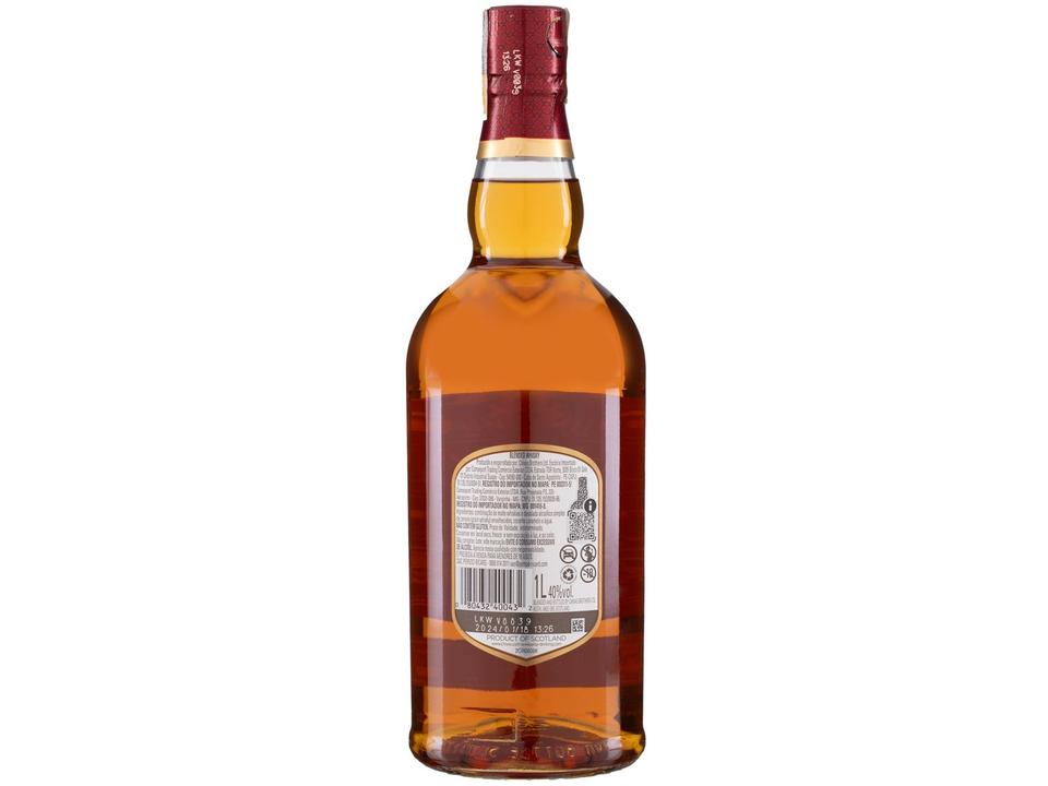Whisky Blended  Escocês Chivas Regal 12 anos 1L - 7