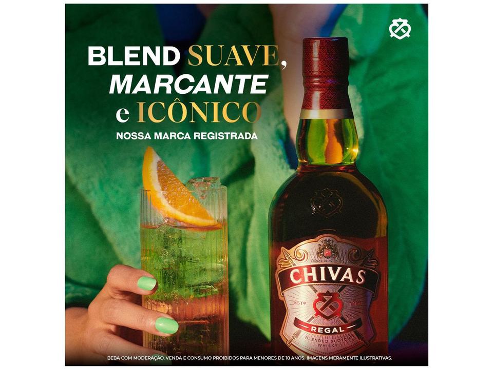 Whisky Blended  Escocês Chivas Regal 12 anos 1L - 3