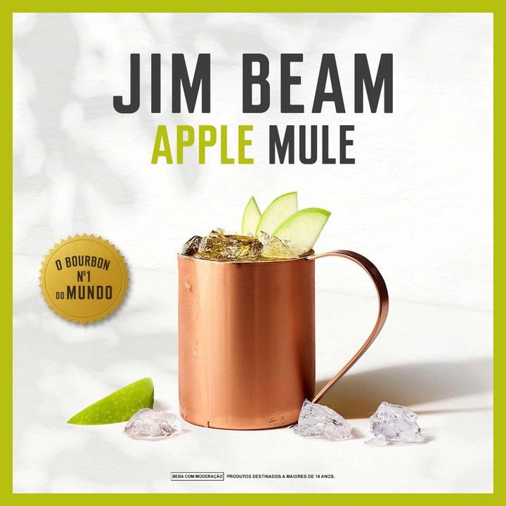 Whisky Bourbon Jim Beam Apple 1L - 4