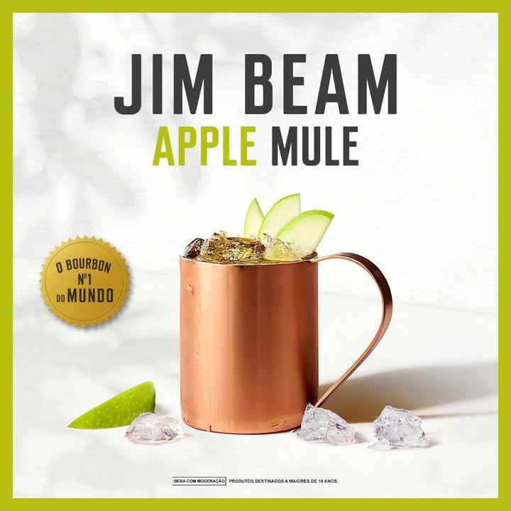 Whisky Bourbon Jim Beam Apple 1L - 4