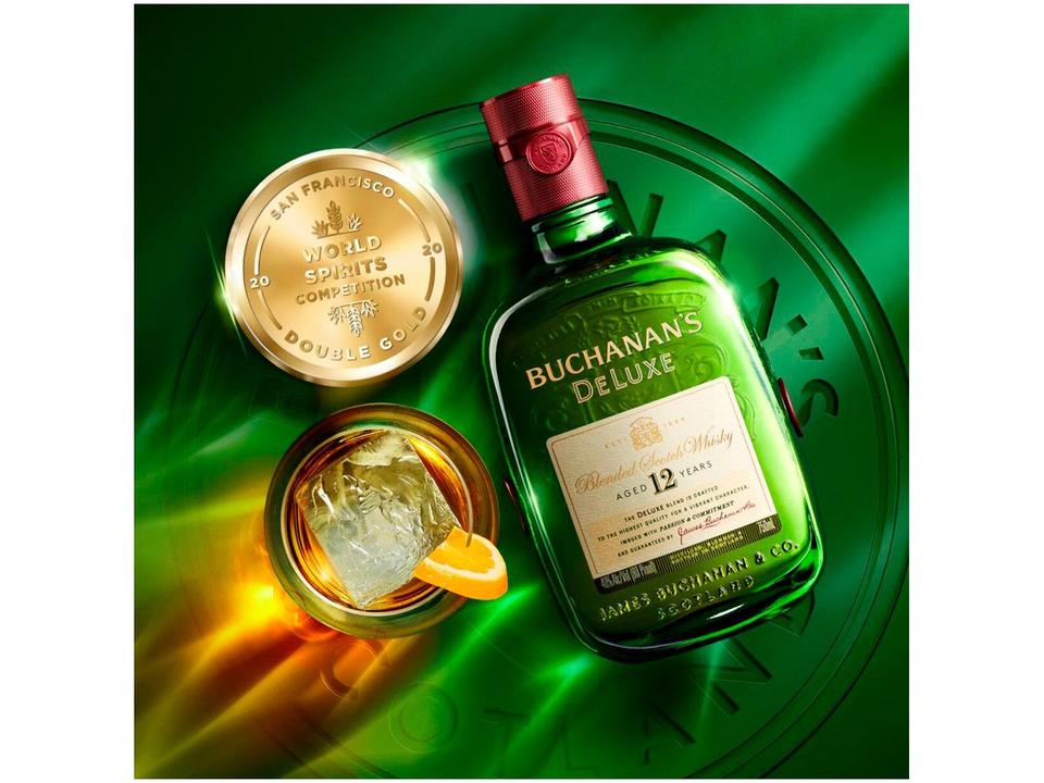 Whisky Buchanans Deluxe 12 Anos Blended 1L - 4