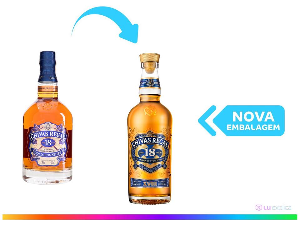 Whisky Chivas Regal 18 anos Blended Escocês - 1