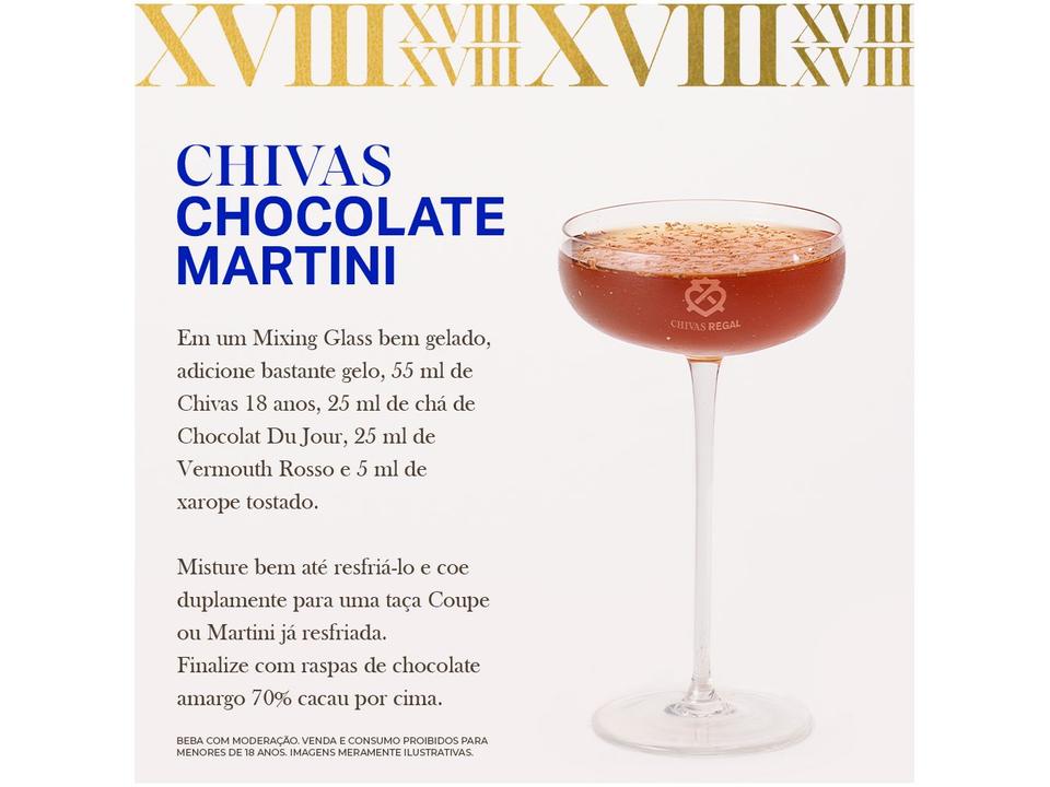 Whisky Chivas Regal 18 anos Blended Escocês - 6