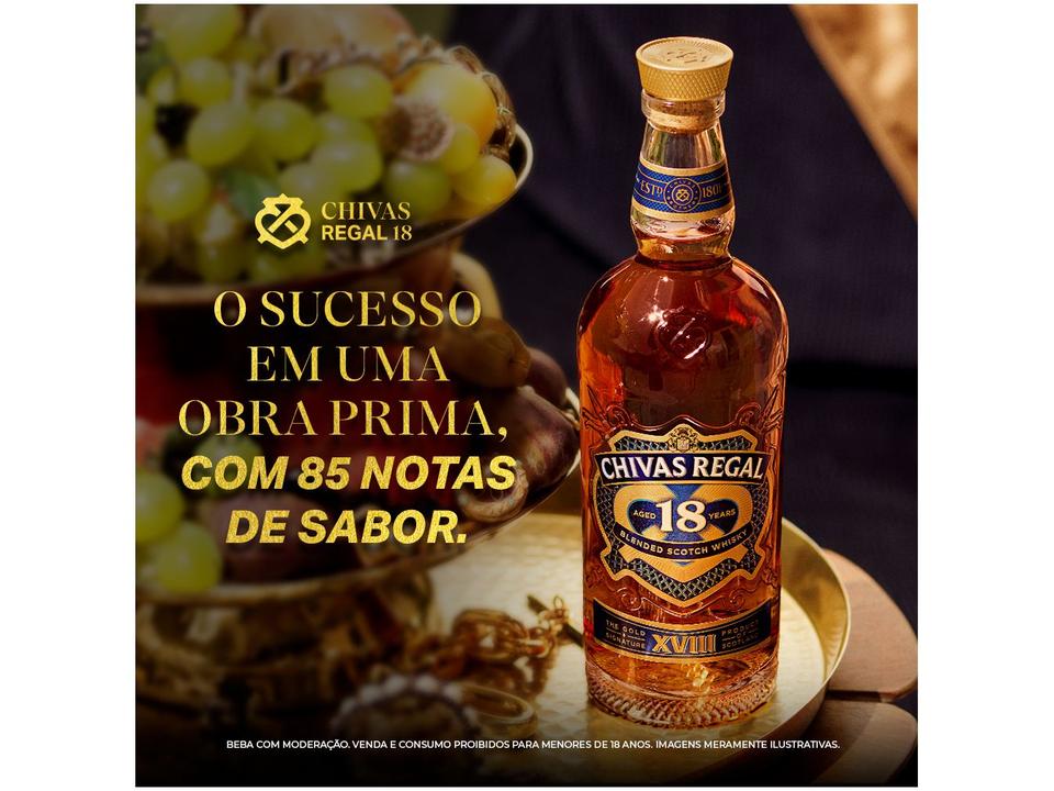 Whisky Chivas Regal 18 anos Blended Escocês - 5