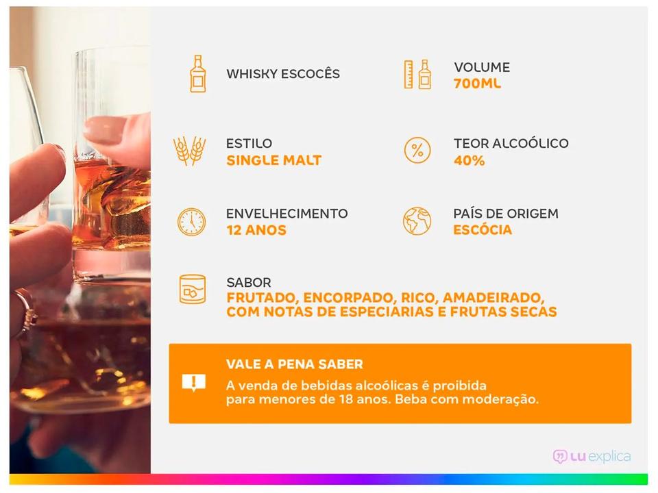 Whisky Escocês Macallan Sherry Oak Cask 12 Anos 700ml - 2
