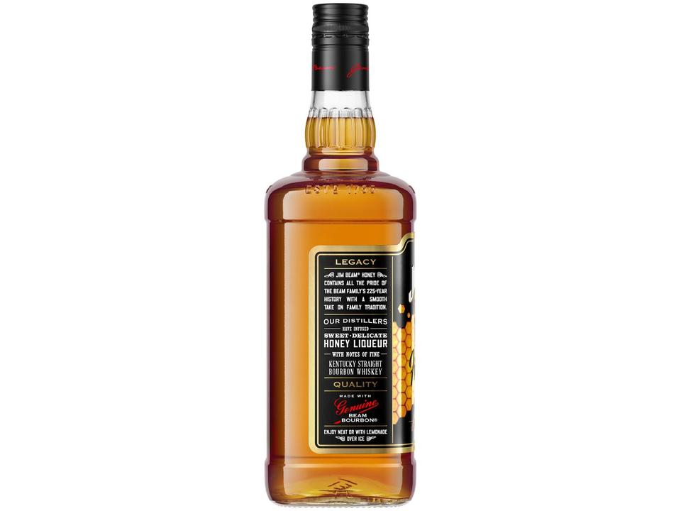 Whisky Jim Beam Honey Licor de Bourbon 4 Anos Americano 1L - 4