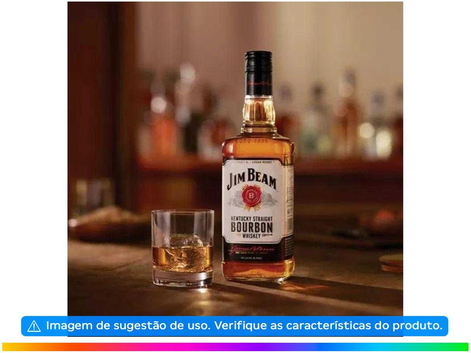 Whisky Jim Beam White Bourbon 4 Anos Americano - 1L - 5