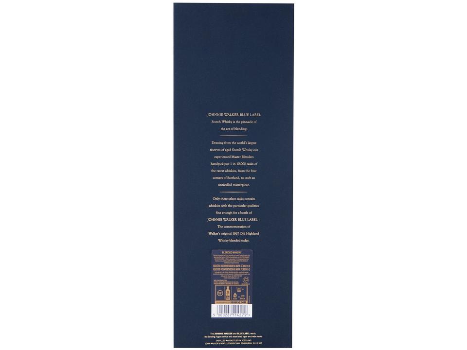 Whisky Johnnie Walker Blue Label Escocês 750ml - 8