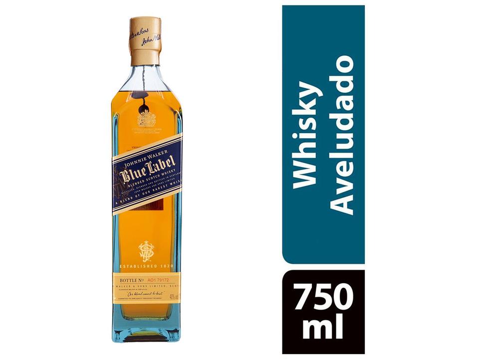 Whisky Johnnie Walker Blue Label Escocês 750ml - 1
