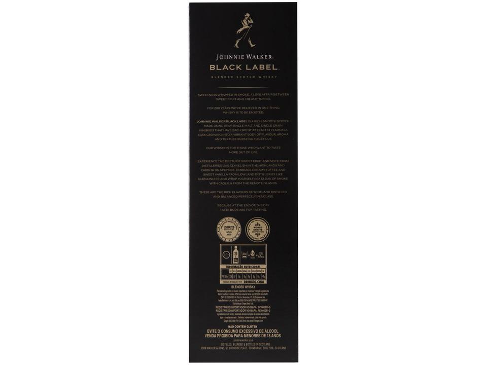 Whisky Johnnie Walker Escocês Black Label - 7