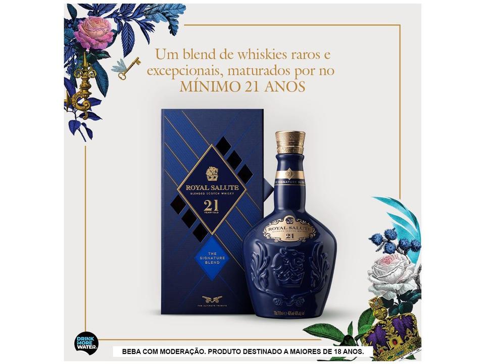 Whisky Royal Salute 21 anos The Signature Blend Escocês  700ml - 3