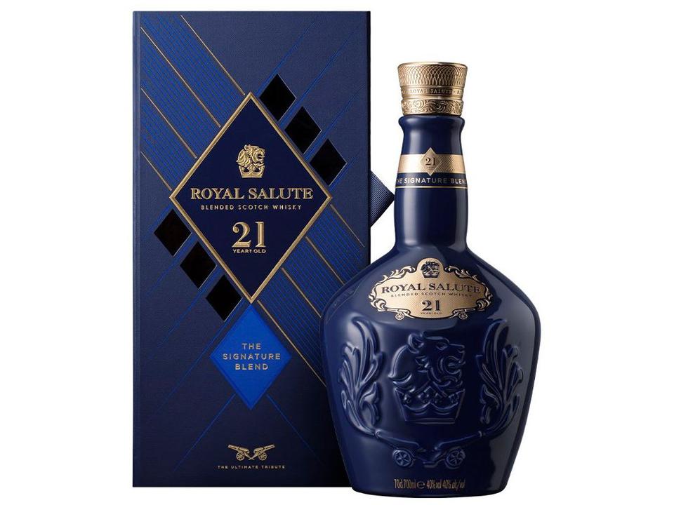 Whisky Royal Salute 21 anos The Signature Blend Escocês  700ml - 4