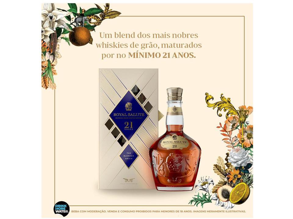 Whisky Royal Salute The Blended Grain 21 anos Escocês 700ml - 3