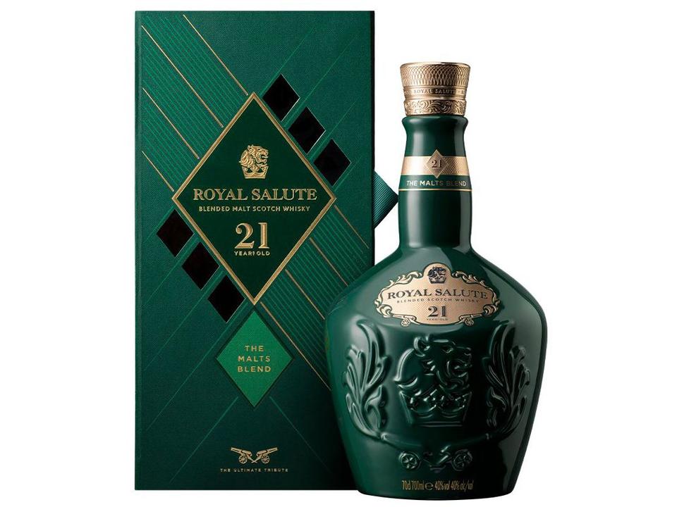 Whisky Royal Salute The Malts Blend 21 anos Escocês 700ml - 4