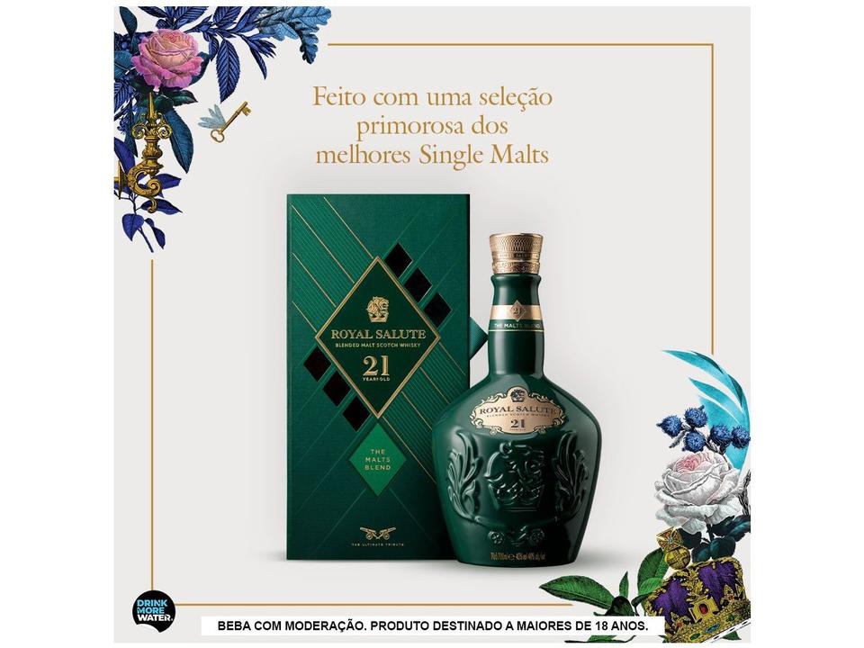 Whisky Royal Salute The Malts Blend 21 anos Escocês 700ml - 3
