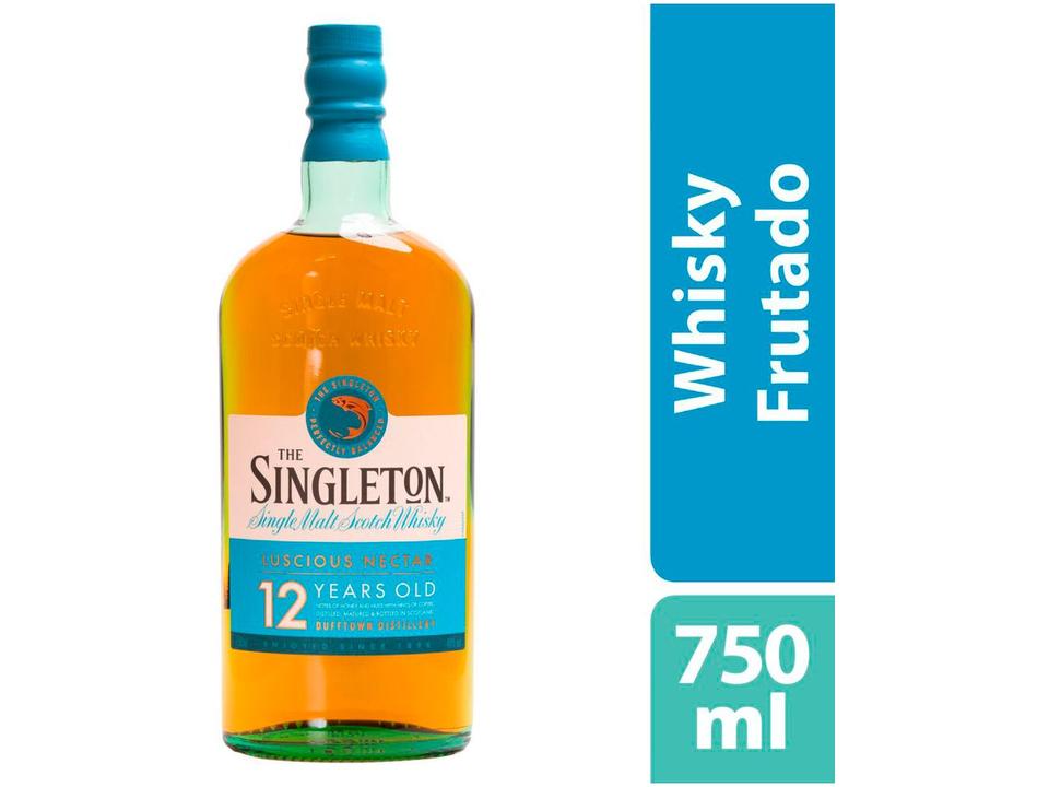 Whisky Singleton of Dufftown 12 Anos - Single Malte Escocês 750ml - 1