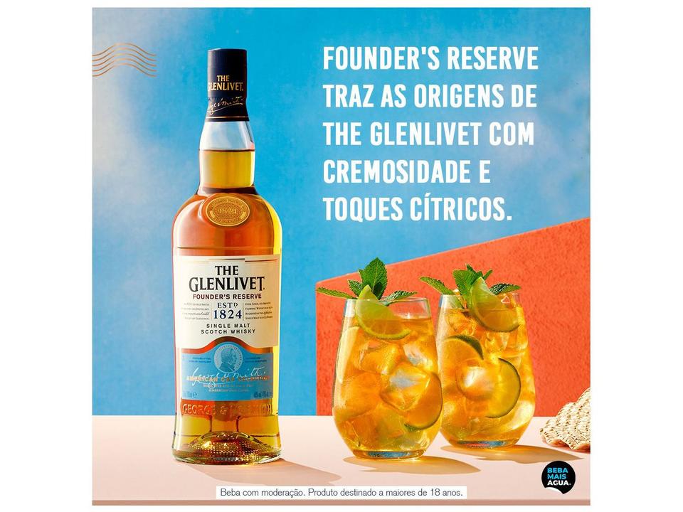 Whisky The Glenlivet Founders Reserve Single Malt Escocês 750ml - 2