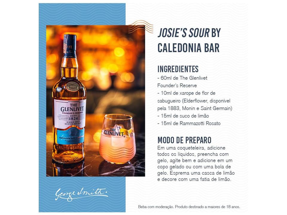 Whisky The Glenlivet Founders Reserve Single Malt Escocês 750ml - 3