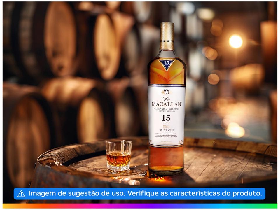 Whisky The Macallan Double Cask Single Malt 15 Anos Escocês 700ml - 4