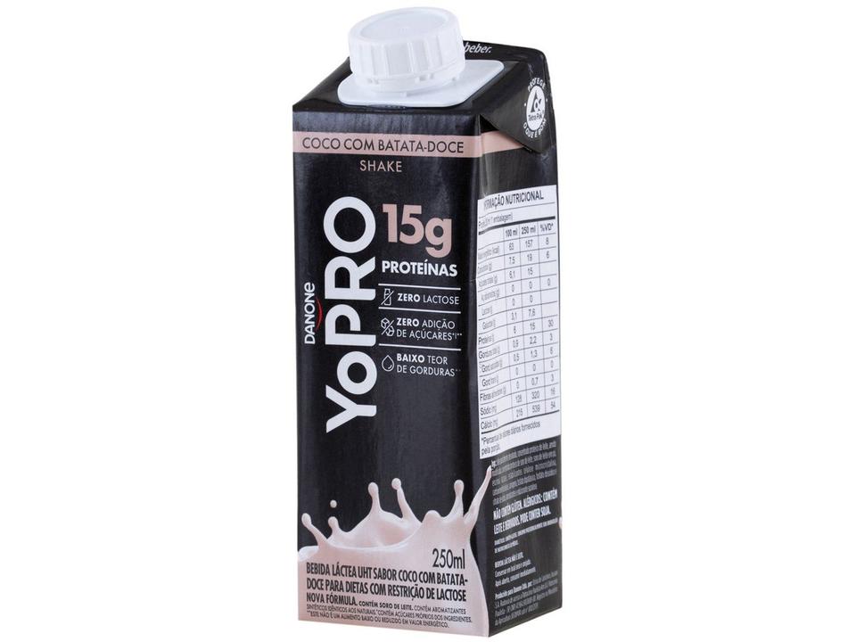 YoPRO Bebida Láctea UHT Coco com Batata-Doce 15g de proteínas 250ml 12 unidades - 10