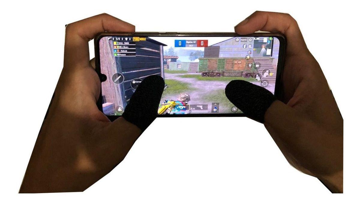 Imagem de 1 Par Luva De Dedo Gamer C/ Case Pubg Free Fire Call Of Duty