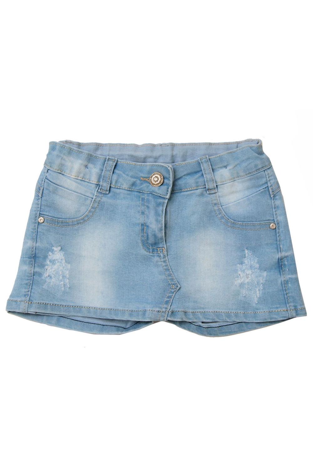 short saia jeans infantil