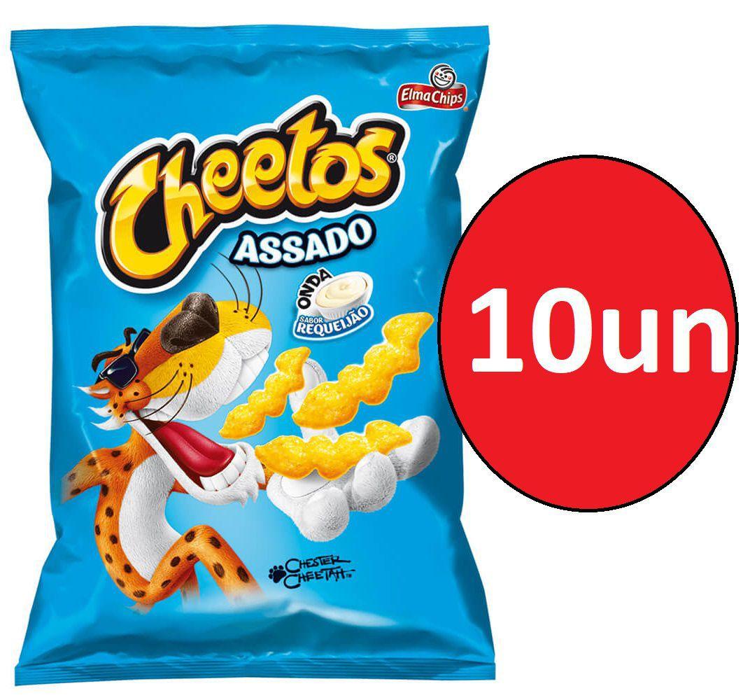 Salgadinho Elma Chips Kit Com 10 Unidades - Cheetos/ Fandangos / Doritos
