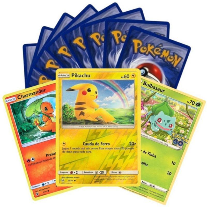 100 Cartas Pokemon Original Sem Repetições Com 05 Brilhantes Garantidas  Ótimo Estado, Magalu Empresas