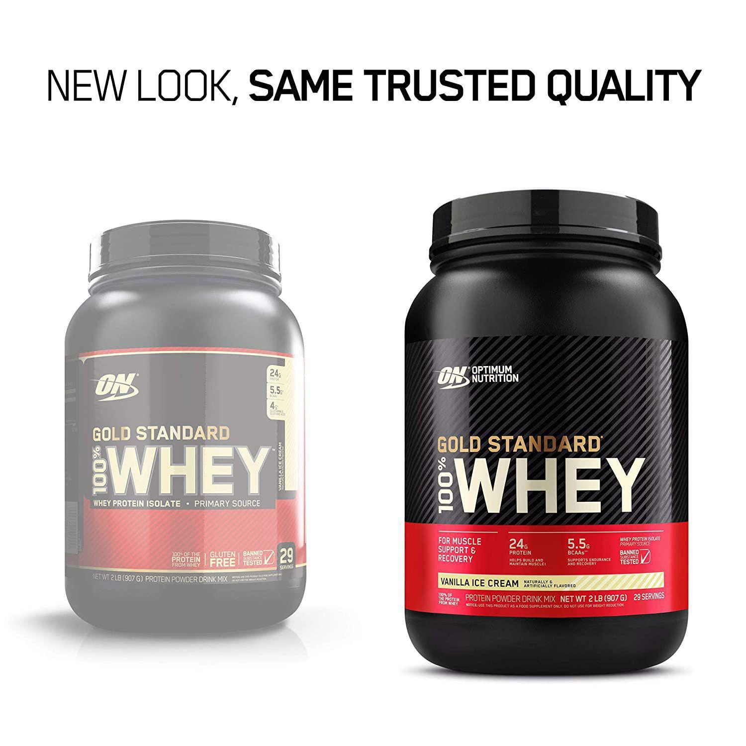 100% Whey Gold Standard 2LBS - 907G - OPTIMUM NUTRITION - Whey Protein -  Magazine Luiza