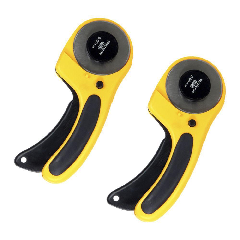 2 Cortador Circular Manual Profissional 60mm Para Papel, Vinil