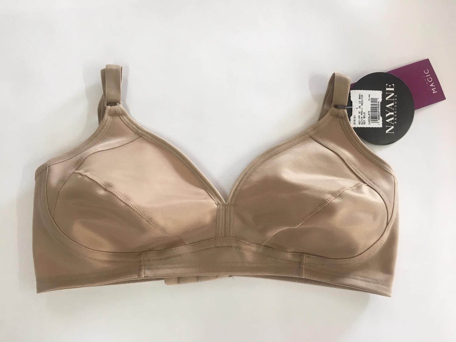 2 Sutiã Top Reforçado Diminui Disfarça Aperta Os Peitos 5121 - Nayane -  Sutiã - Magazine Luiza