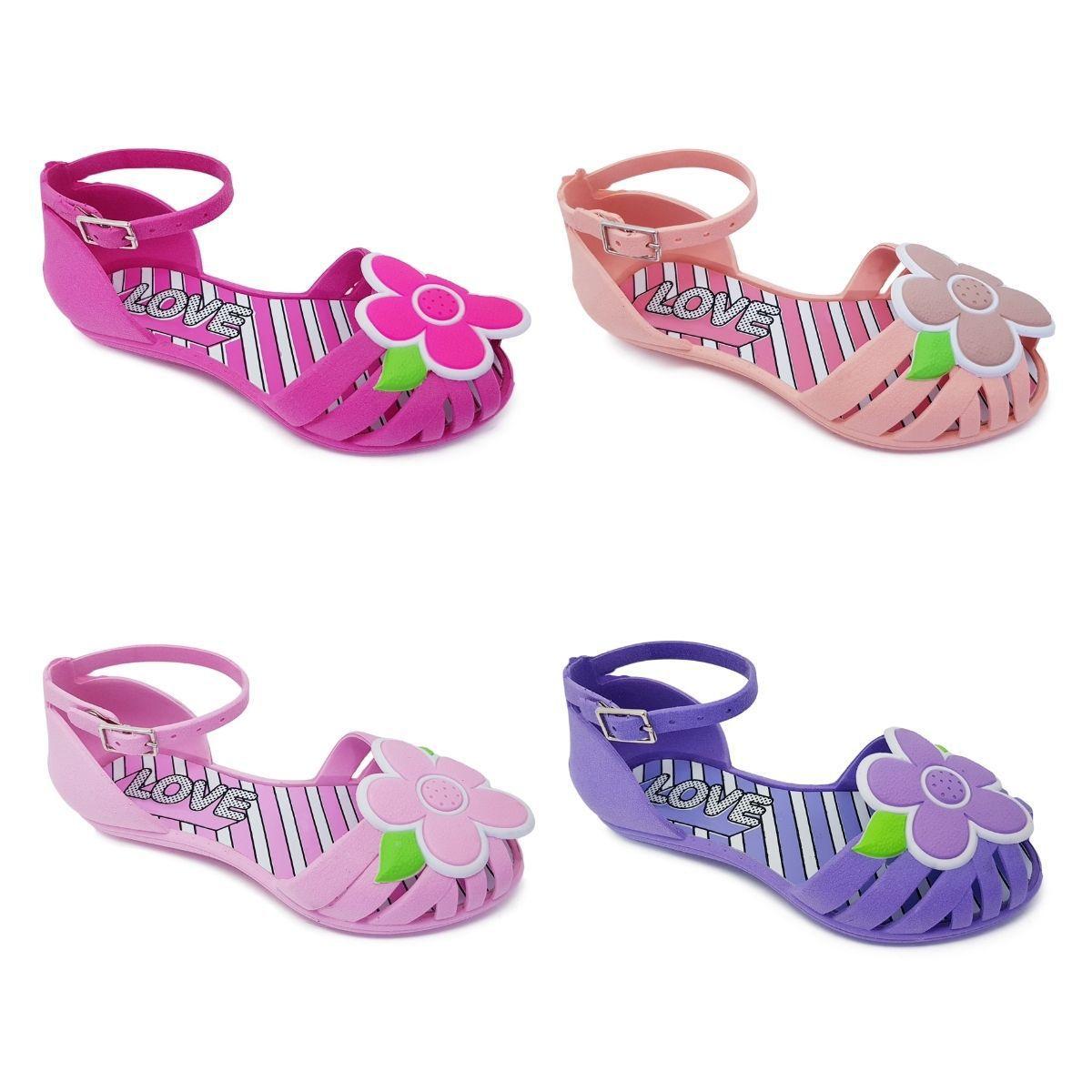 20 Pares Sapatilha Sandália Infantil Flores Love Atacado K77 - FABRICATA -  Sapatilha Infantil - Magazine Luiza