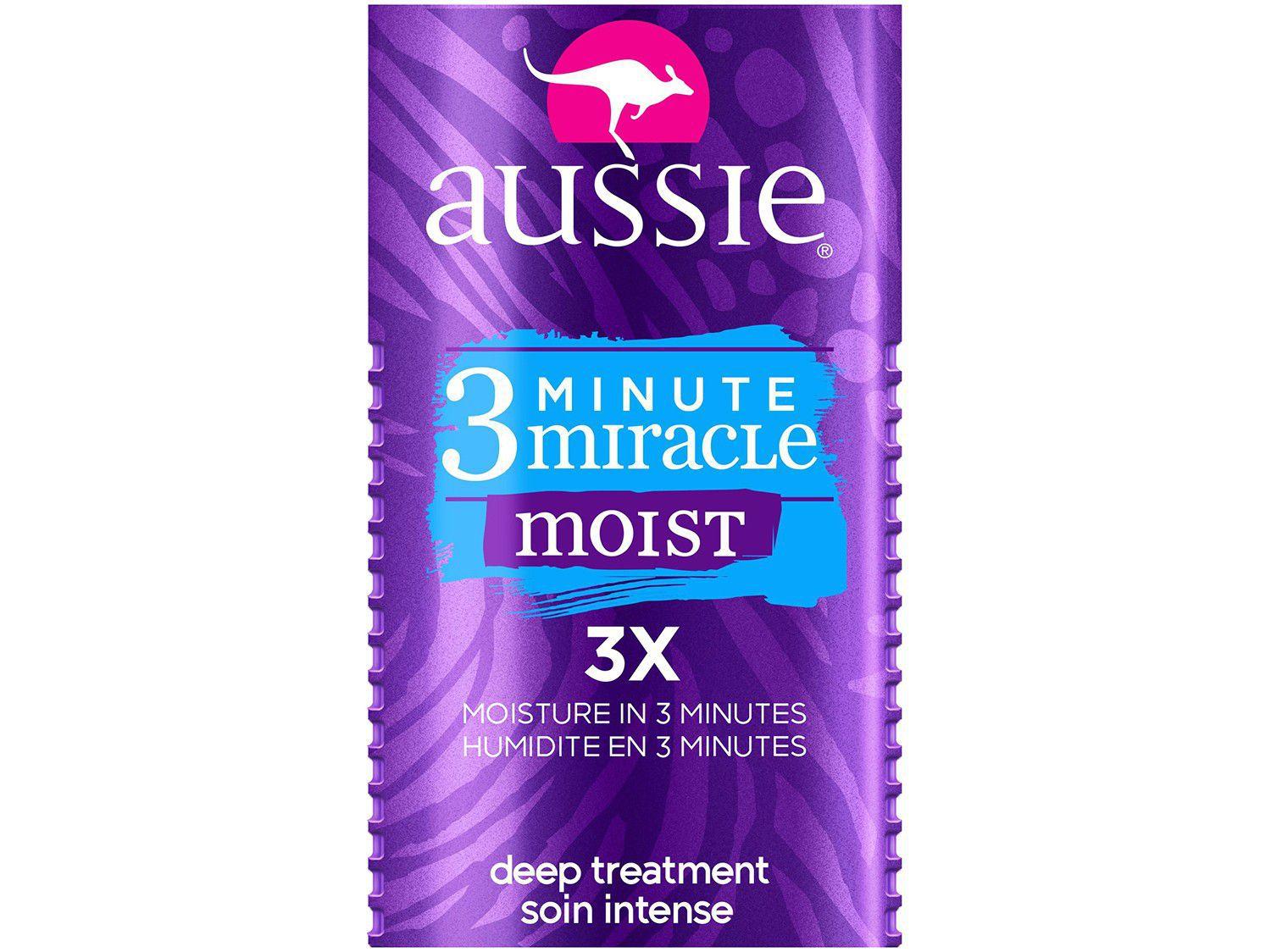 3 Minute Miracle Moist Aussie 236ml Shampoo Magazine Luiza