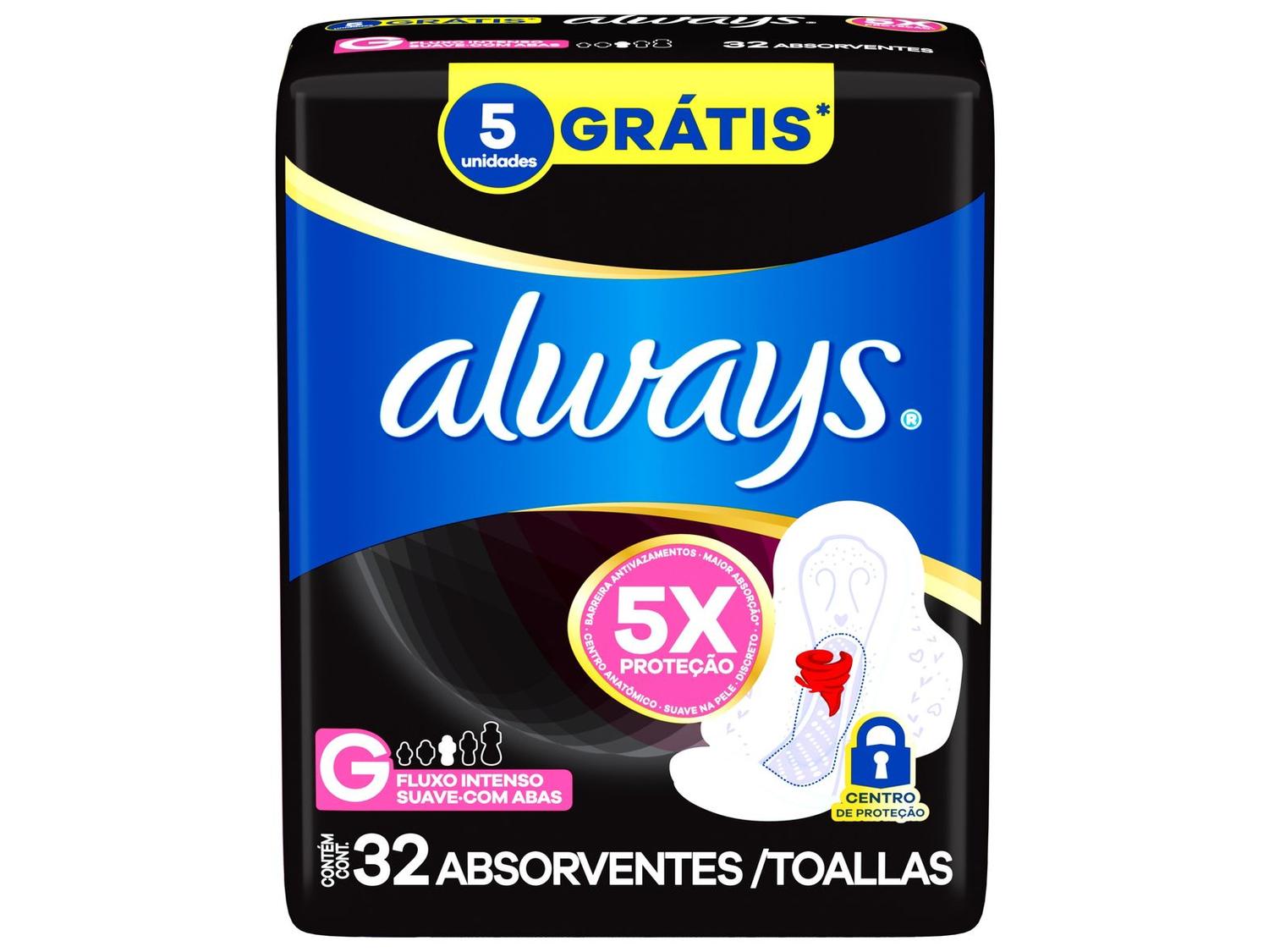Absorvente Noturno Always Noites Tranquilas Suave G