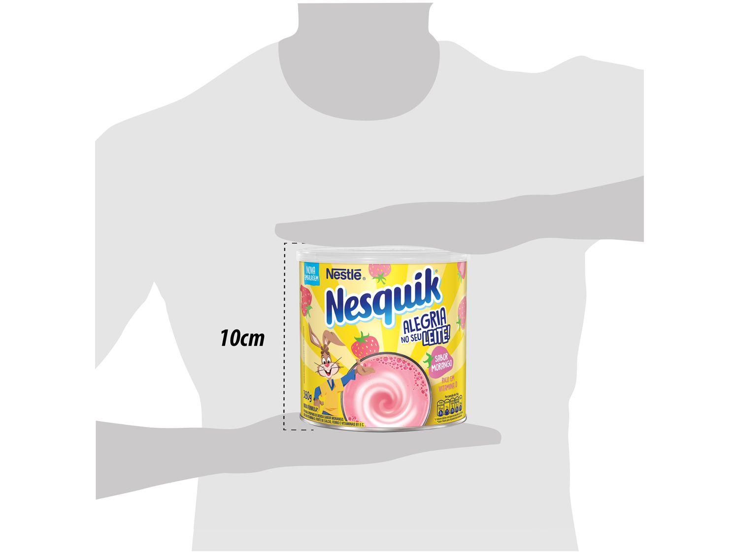 Achocolatado em Pó Nescau Nesquik Morango