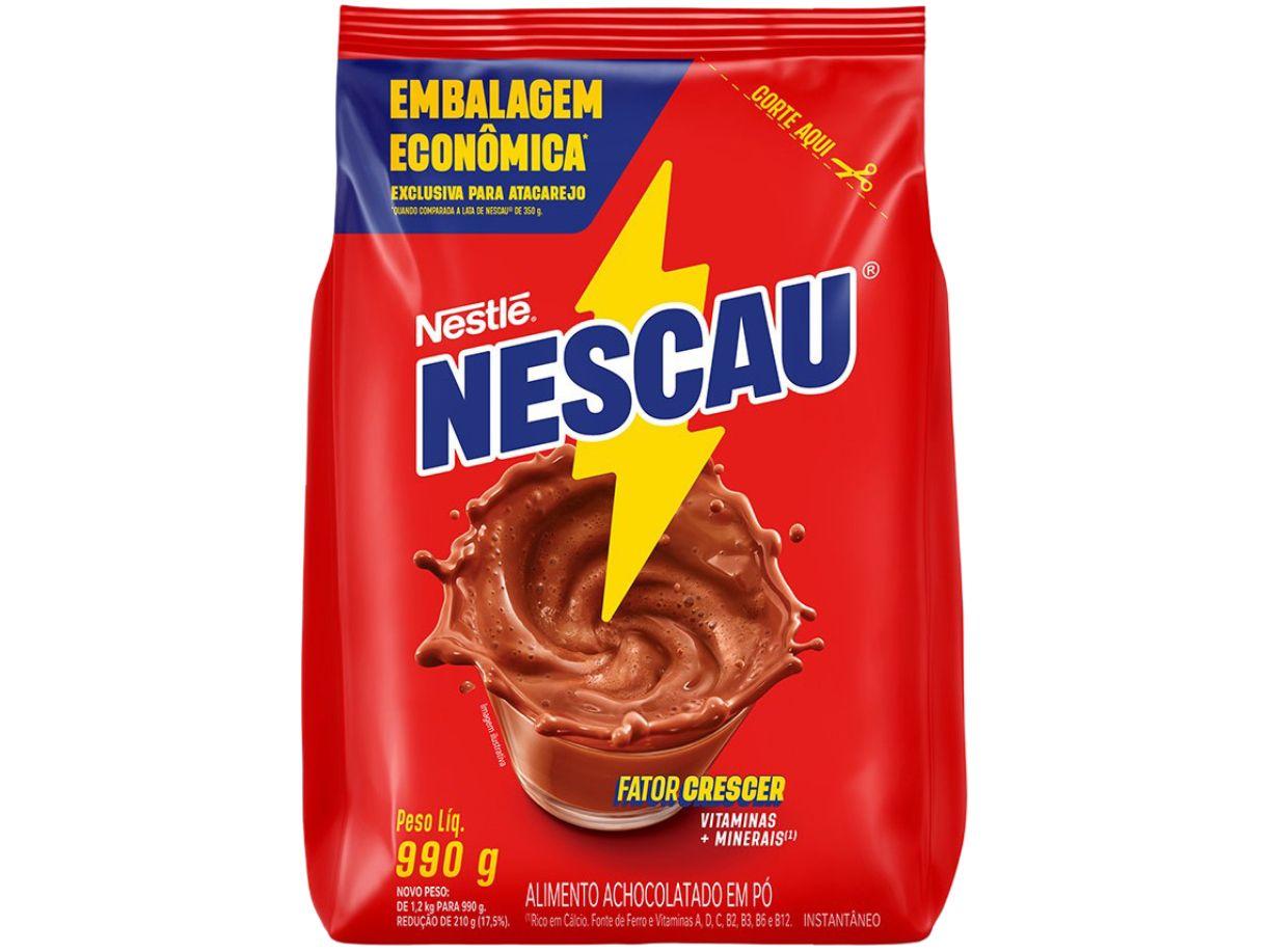 Achocolatado em Pó Nestle Nescau Chocolate Sachê 990g