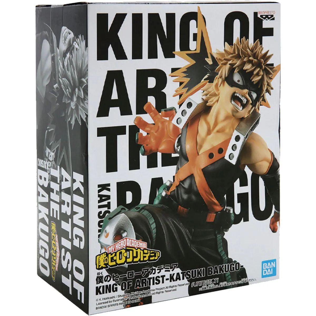 Action Figure Anime My Hero Academia Katsuki Bakugou King Of The Artist Banpresto Action Figures Magazine Luiza