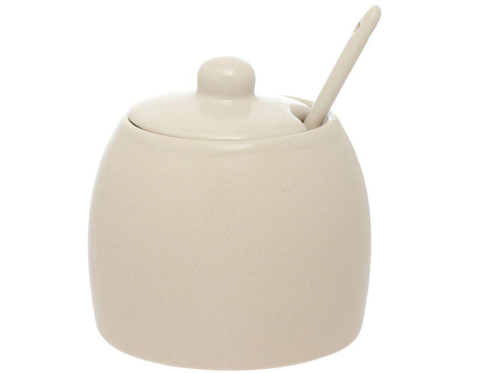 Açucareiro de Cerâmica com Colher Hauskraft Sarah